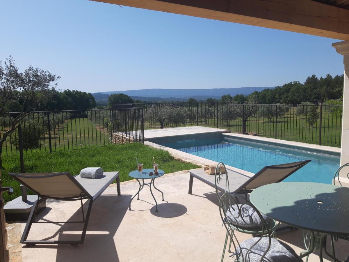 Bastide Toujours Dimanche, Maison De Vacances Avec Vue & Piscine Privee Gordes Exterior photo