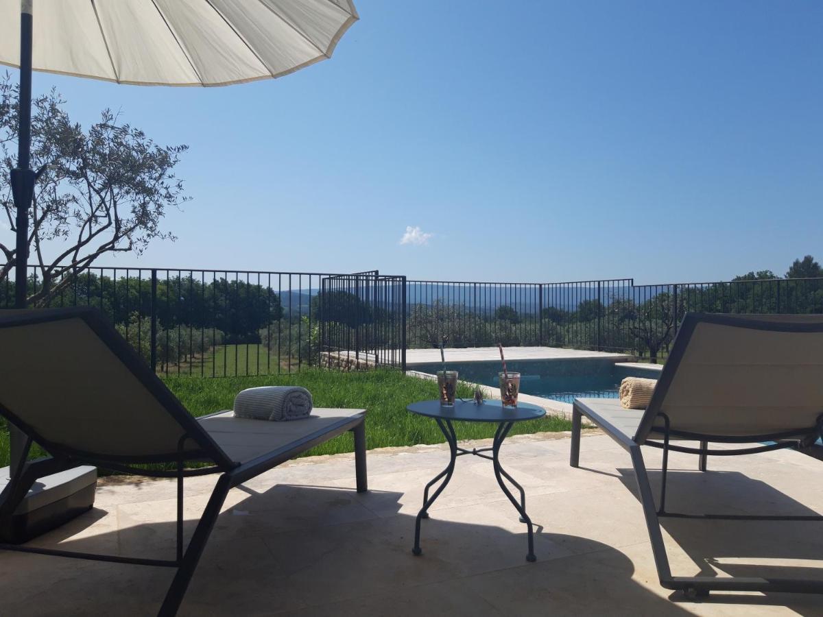Bastide Toujours Dimanche, Maison De Vacances Avec Vue & Piscine Privee Gordes Exterior photo